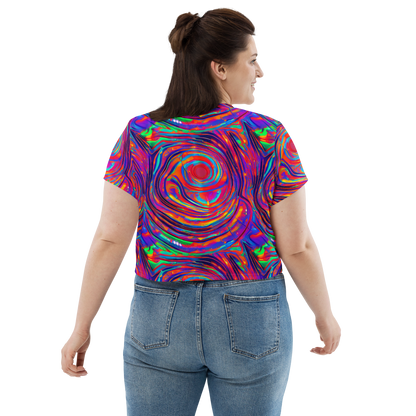 Women's Crop Tee - Quantum Spiral