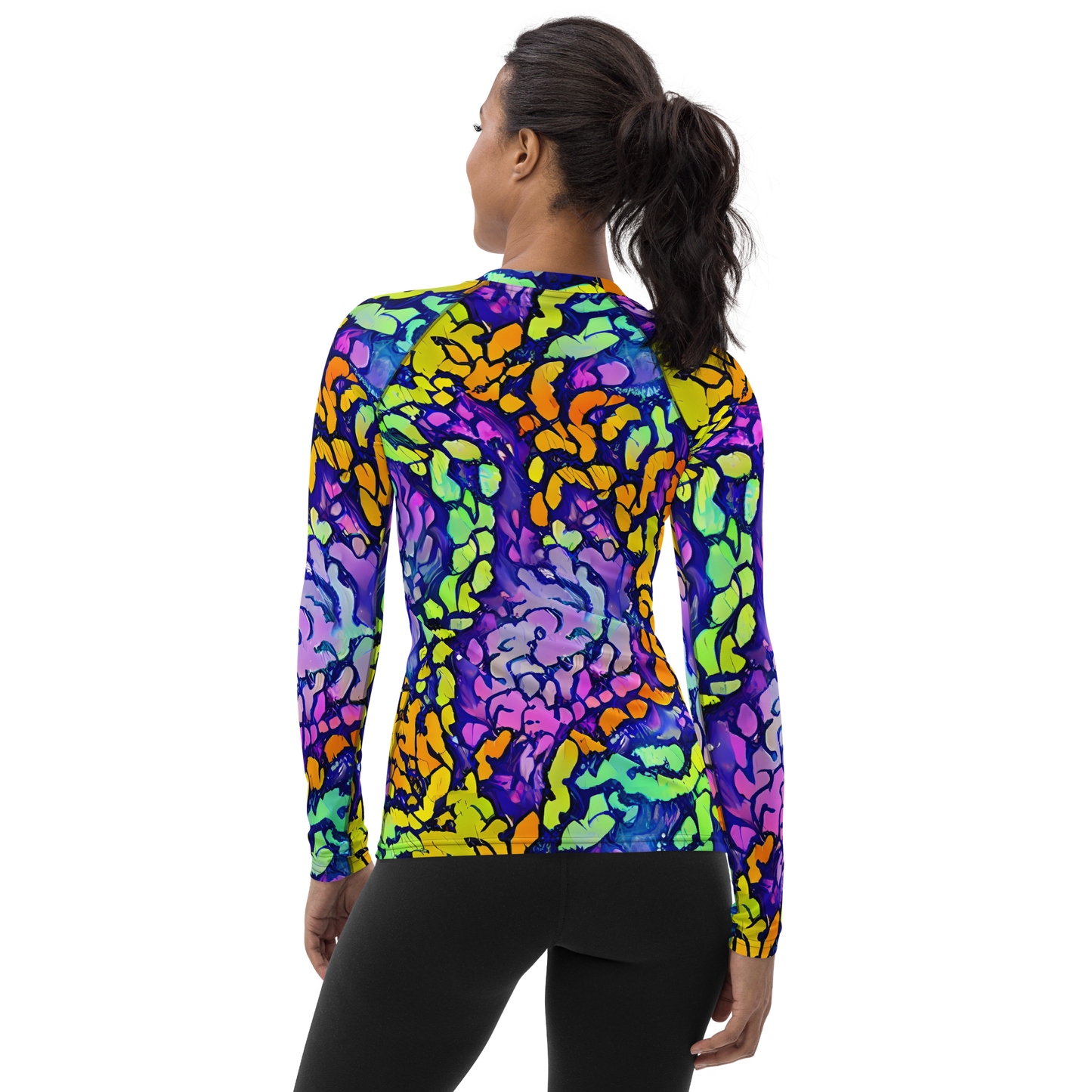 Women's Rash Guard - Surreal Waveforms