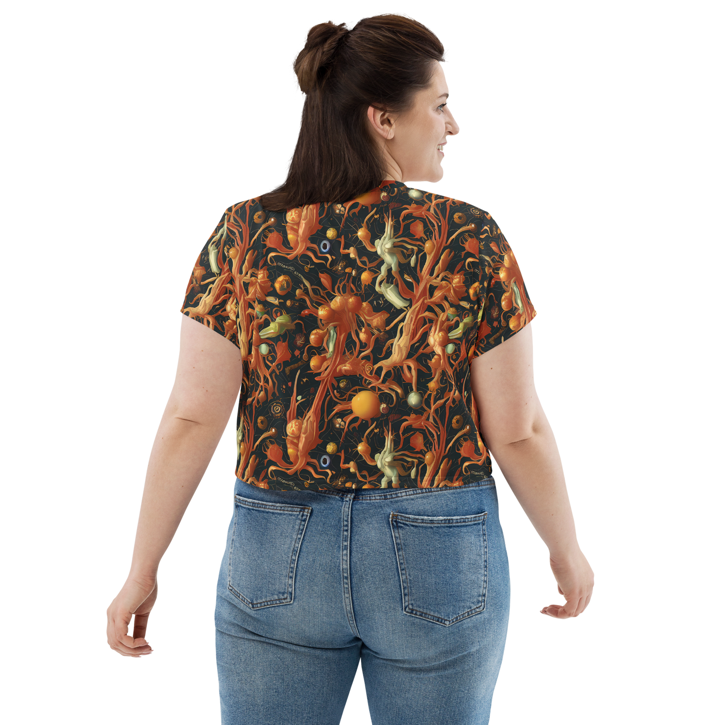 Women's Crop Tee - Bosschaert's Nebula