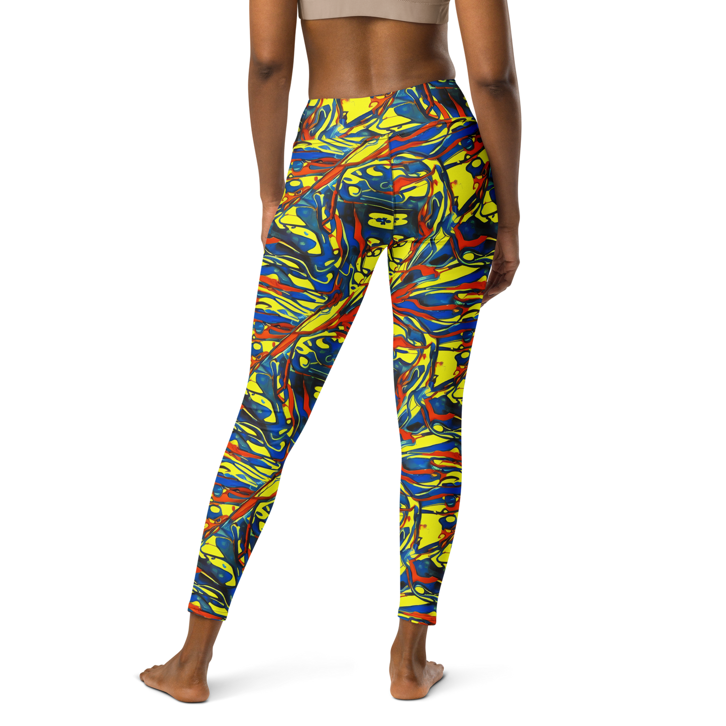 Yoga Leggings - Cyberflow Circuit