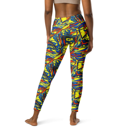 Yoga Leggings - Cyberflow Circuit