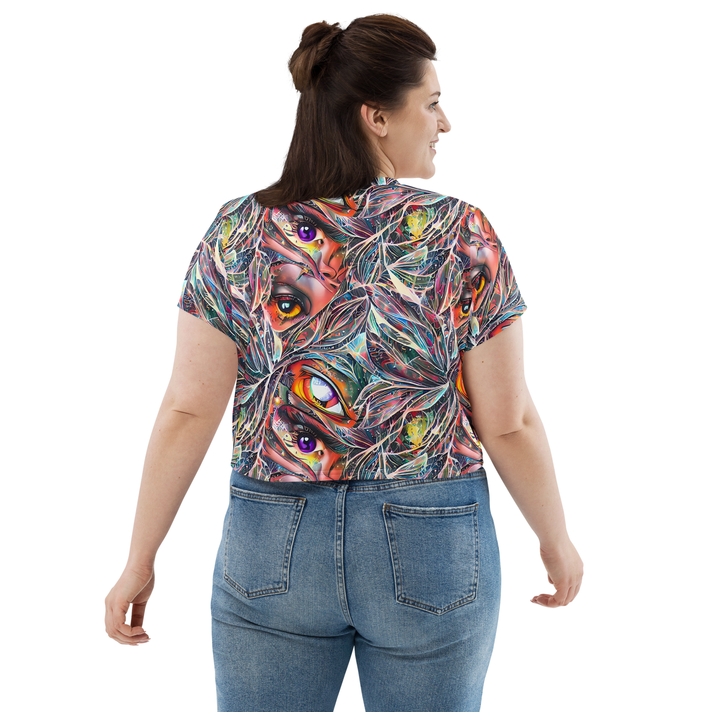 Women's Crop Tee - Prismatic Reverie