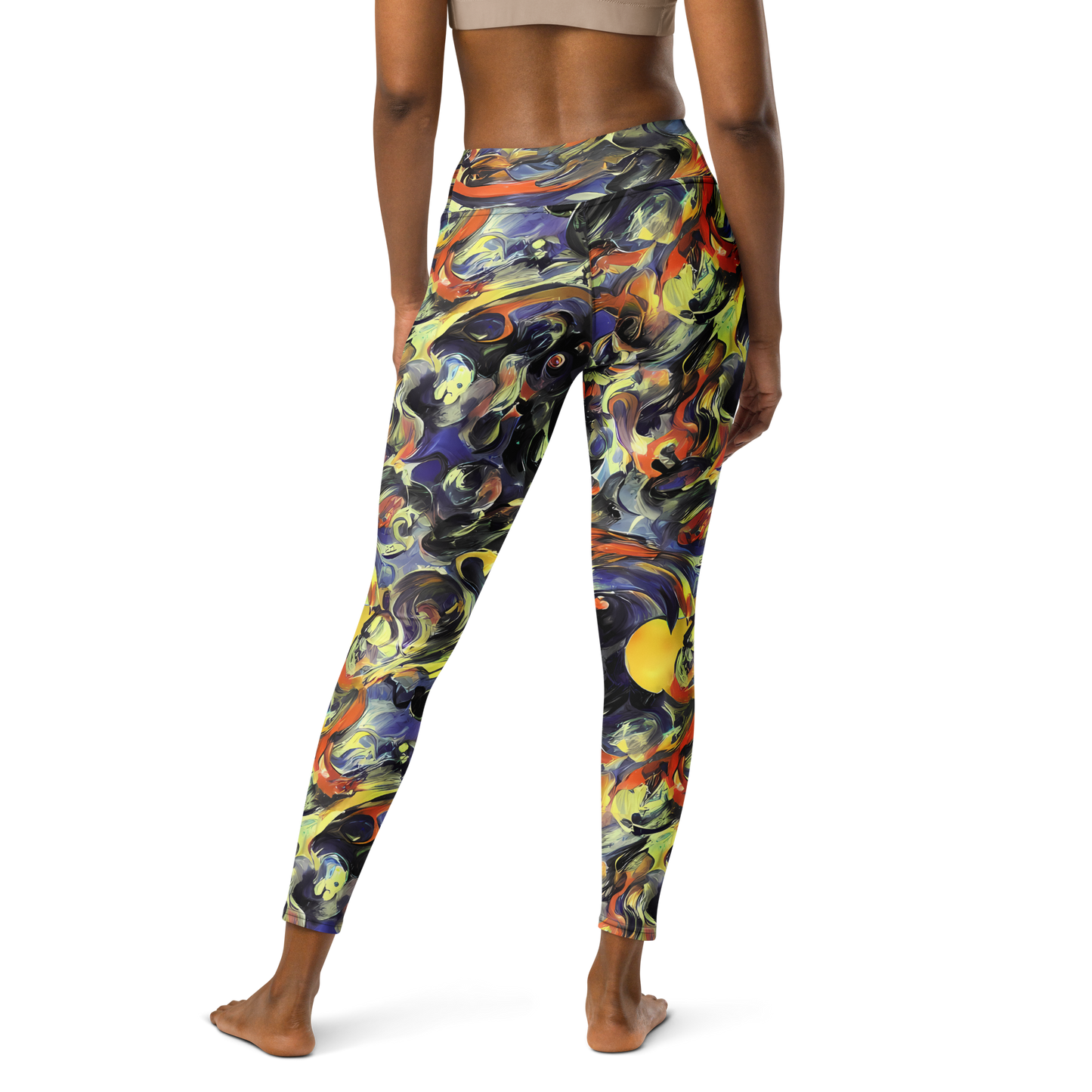 Yoga Leggings - Twilight Chaos