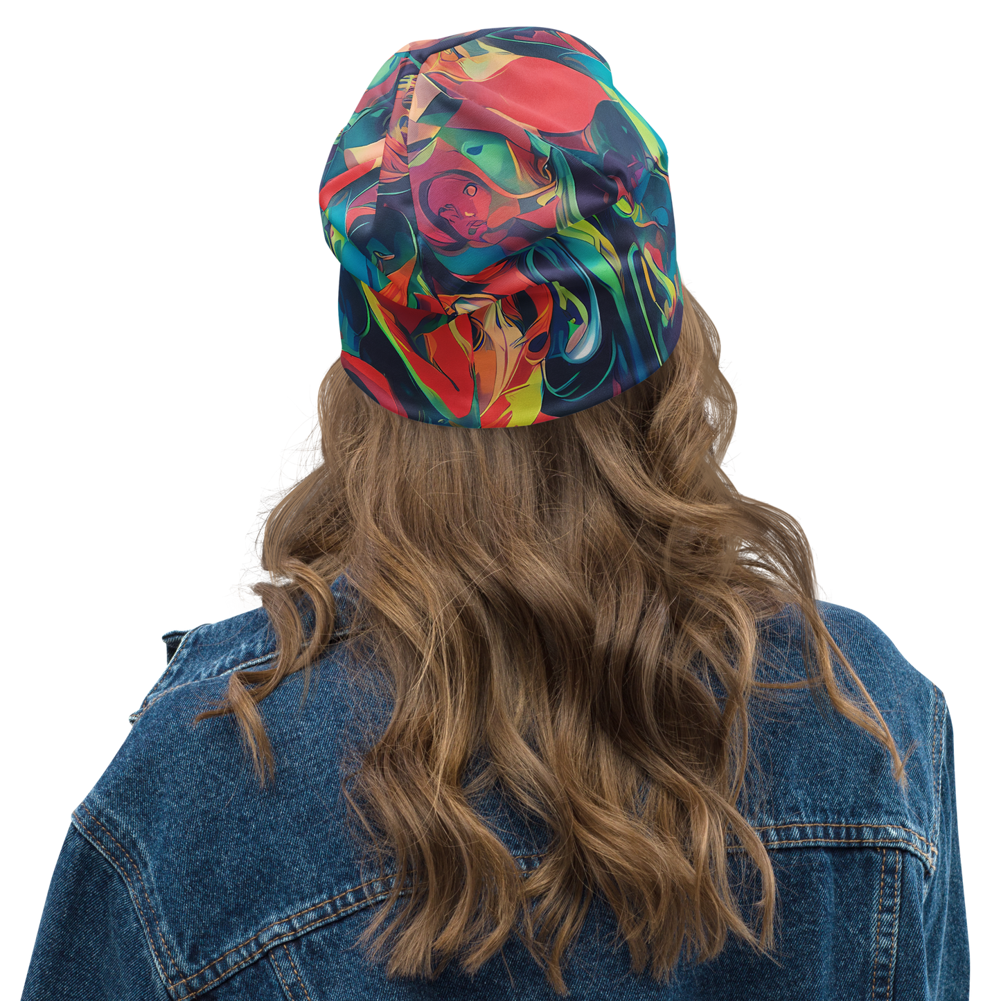 Beanie - Neon Aurora