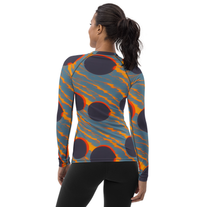 Women's Rash Guard - Flames of Gravity