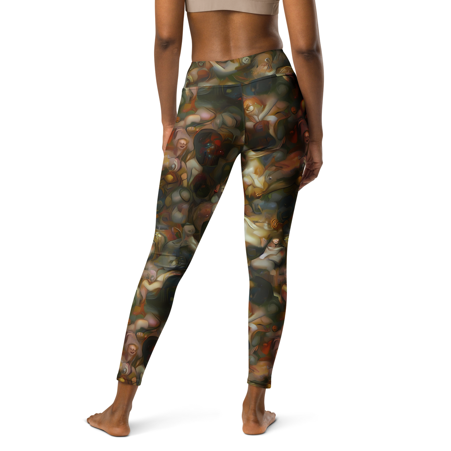 Yoga Leggings - Cryptic Canvas