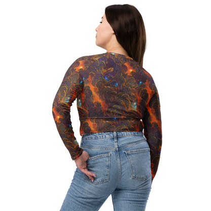 Long Sleeve Crop Top - Pozzo Vortex