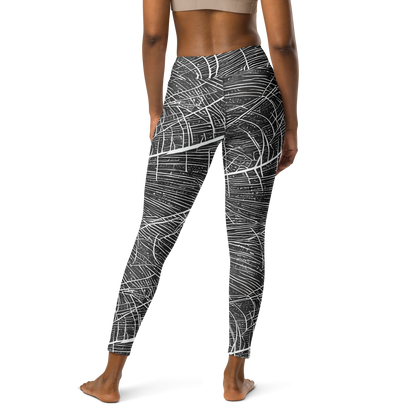 Yoga Leggings - Silver Echo