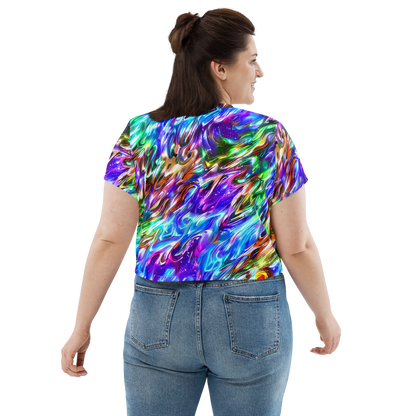 Women's Crop Tee - Faini Whirlwind