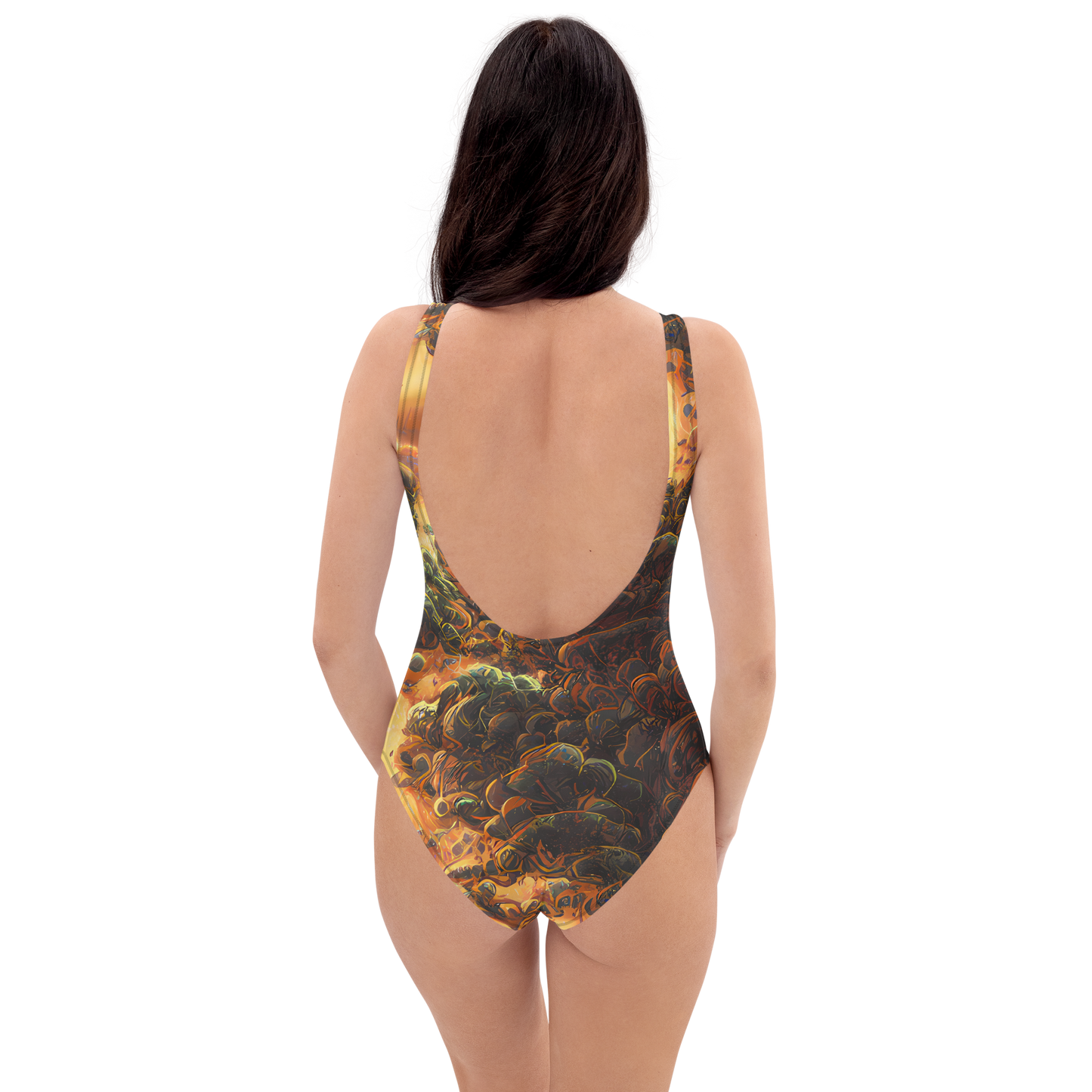 One-Piece Swimsuit - Volcanic Cascade