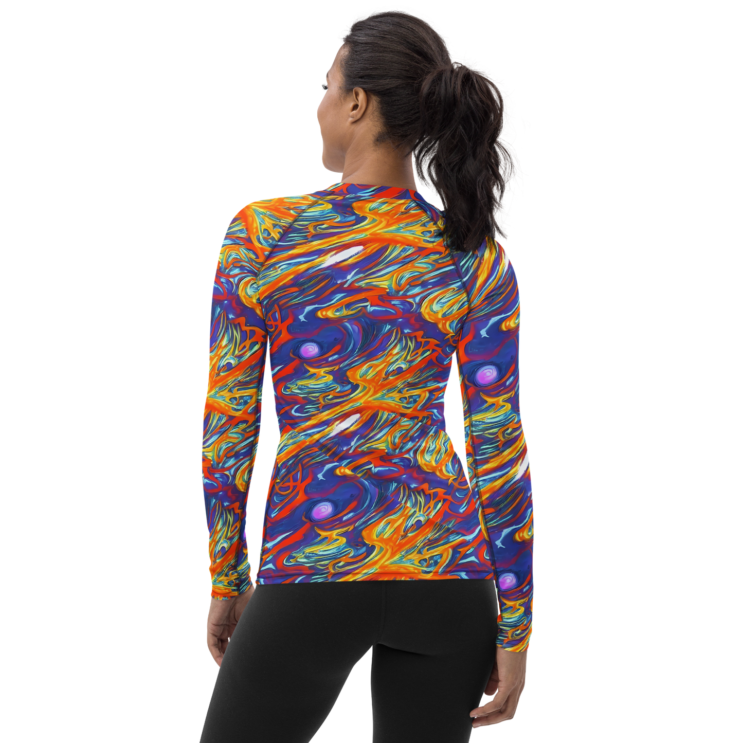 Women's Rash Guard - Galactic Ember