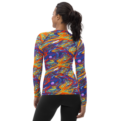 Women's Rash Guard - Galactic Ember
