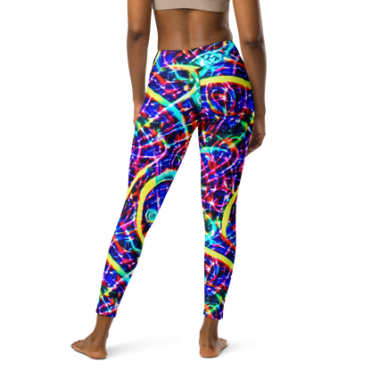 Yoga Leggings - Fynesian Galaxy