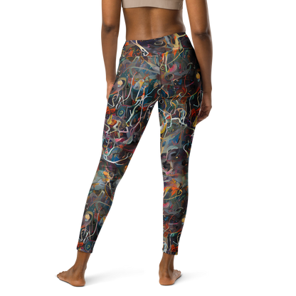 Yoga Leggings - Chromatic Entanglement