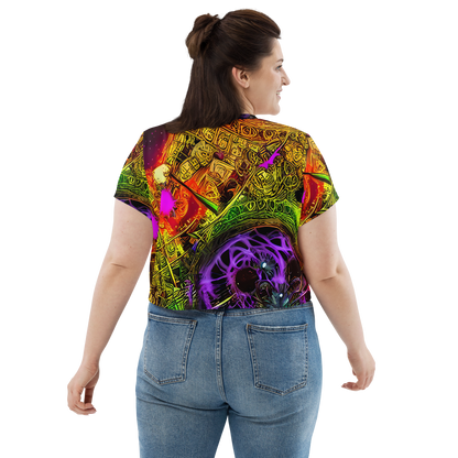 Women's Crop Tee - Neon Glyphworks