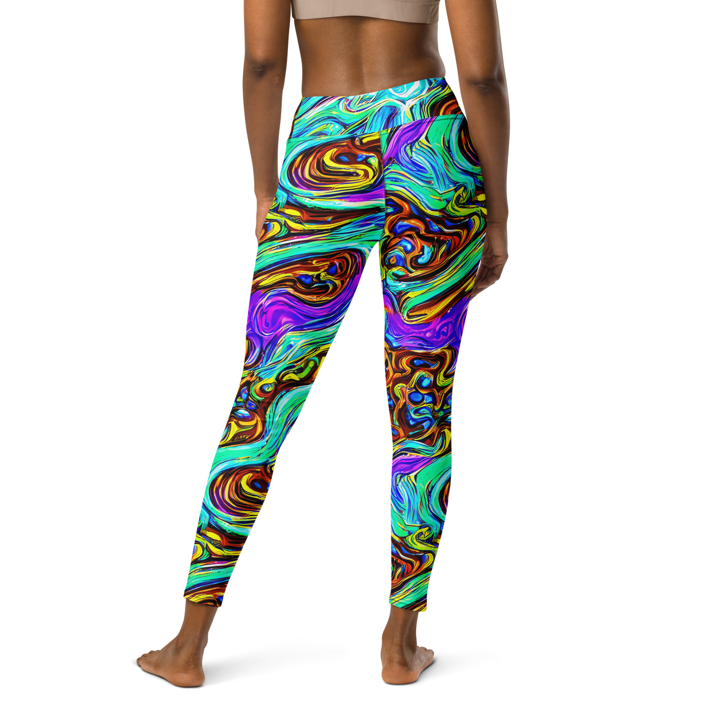 Yoga Leggings - Mystic Iridescence