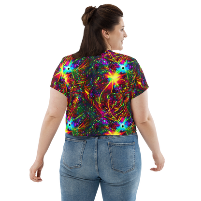 Women's Crop Tee - Stellar Burst