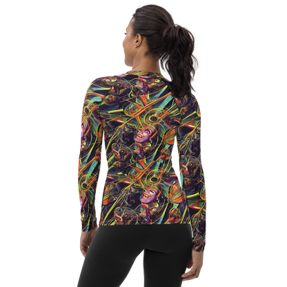 Women's Rash Guard - Psychedelic Deep Space