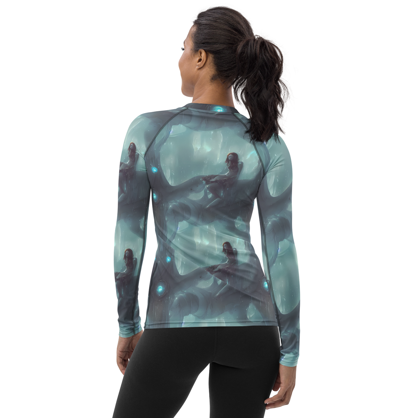 Women's Rash Guard - Liquid Serenity