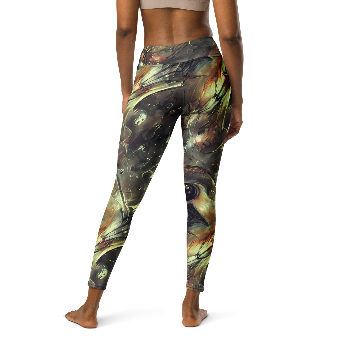 Yoga Leggings - Chaos Crescendo