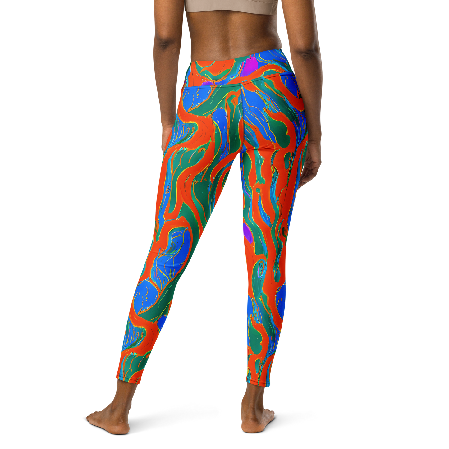 Yoga Leggings - Childish Strokes