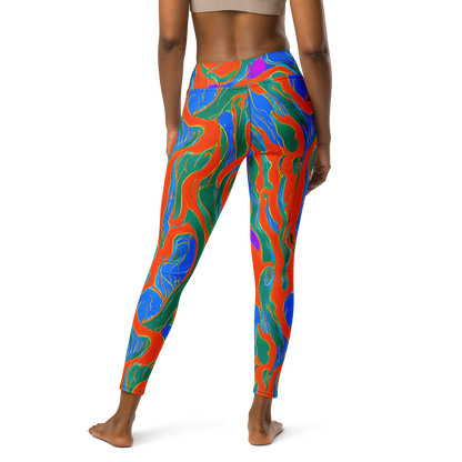 Yoga Leggings - Childish Strokes