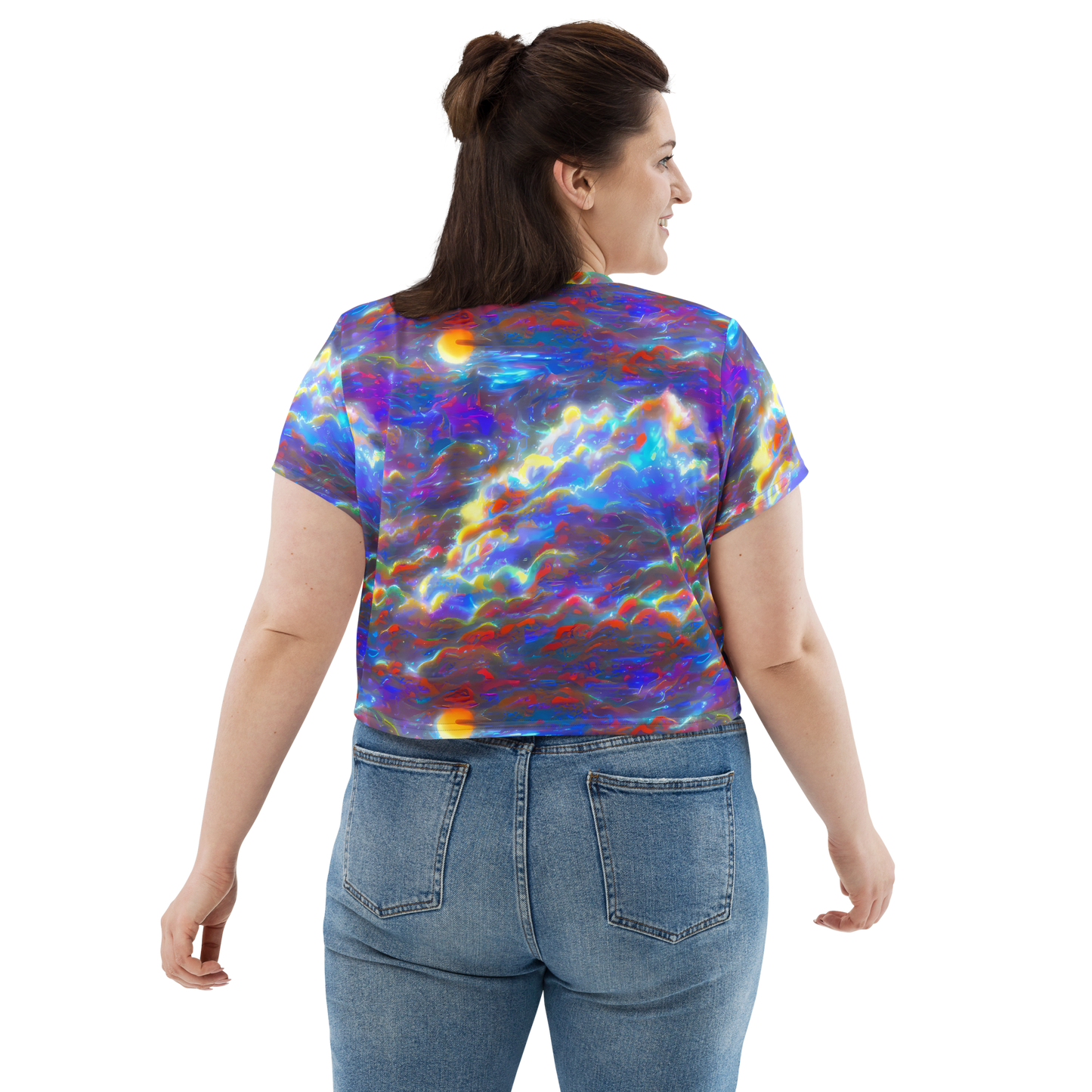 Women's Crop Tee - Orion Ripple