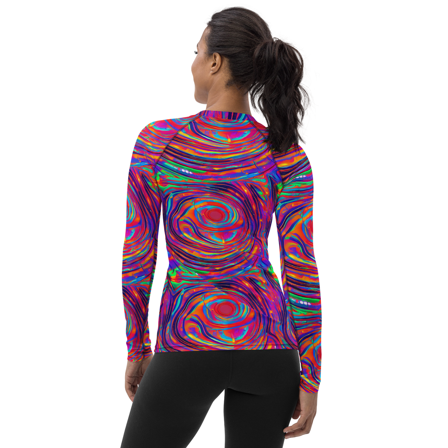 Women's Rash Guard - Quantum Spiral