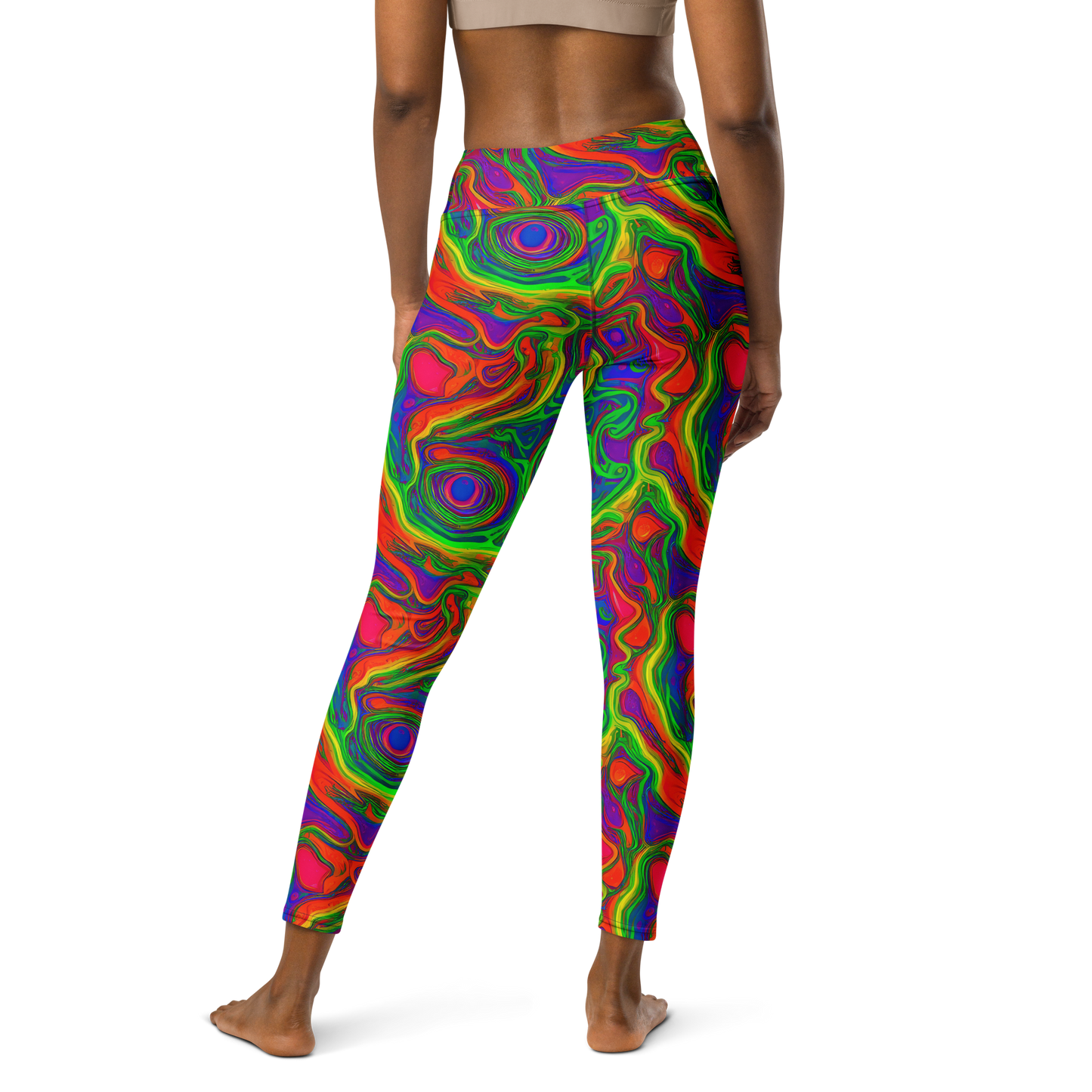 Yoga Leggings - Psychedelic Waves