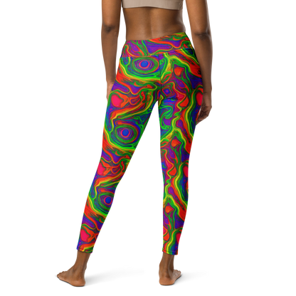 Yoga Leggings - Psychedelic Waves