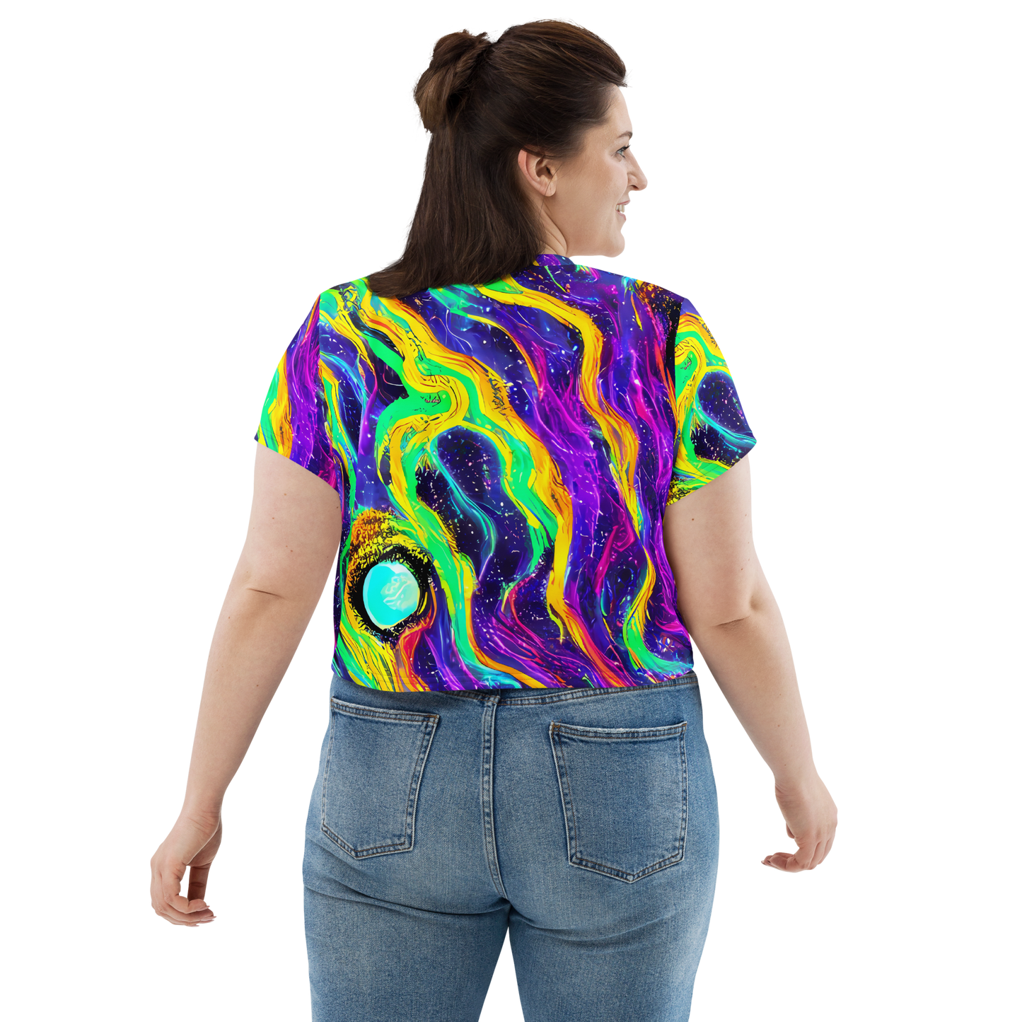 Women's Crop Tee - Jackson Swirl