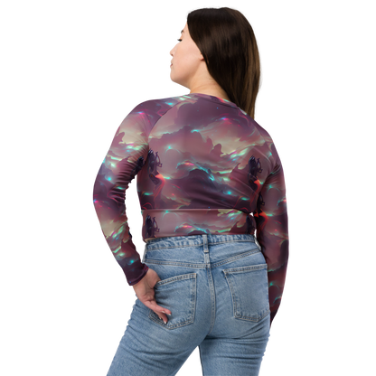 Long Sleeve Crop Top - Astral Illusions