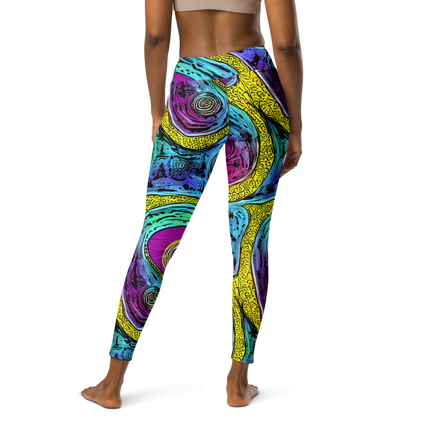 Yoga Leggings - Orbiting Orbs