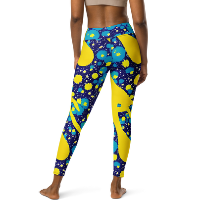 Yoga Leggings - Starburst Splash