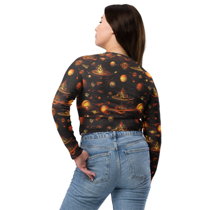 Long Sleeve Crop Top - Murillo Vortex