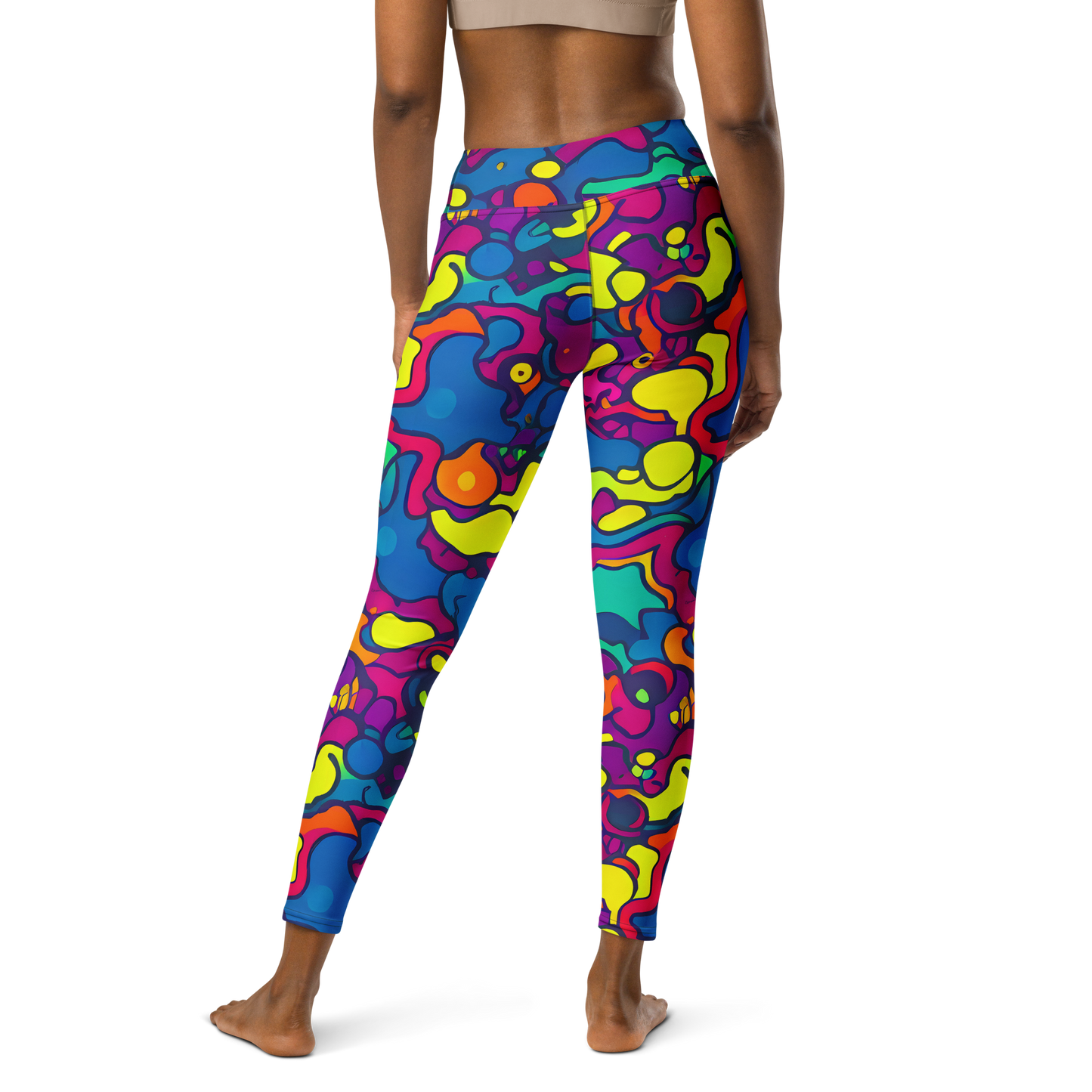 Yoga Leggings - Colorful Chaos