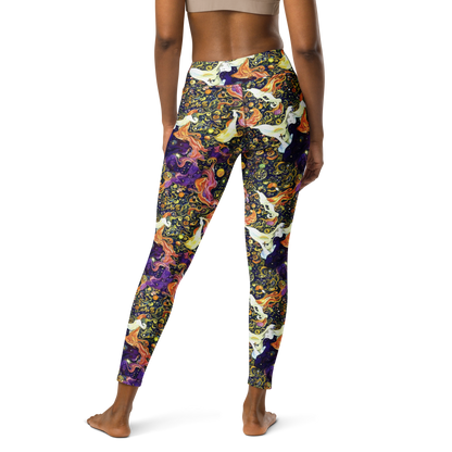 Yoga Leggings - Ethereal Waltz