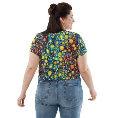 Women's Crop Tee - Starry Orbits