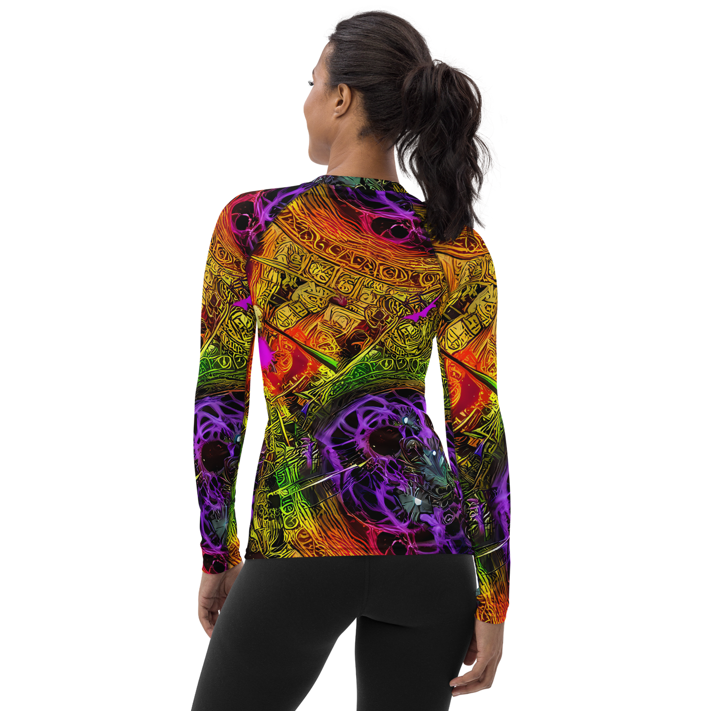 Women's Rash Guard - Neon Glyphworks