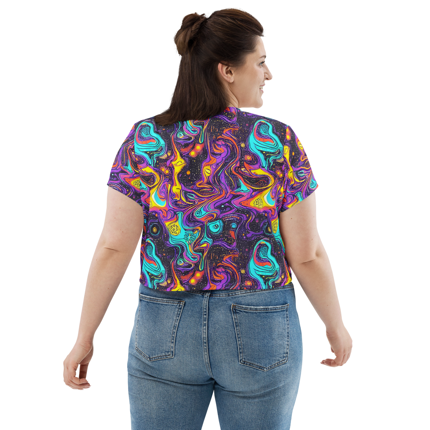 Women's Crop Tee - Hutty Nebula