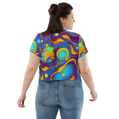 Women's Crop Tee - Pelton Swirl