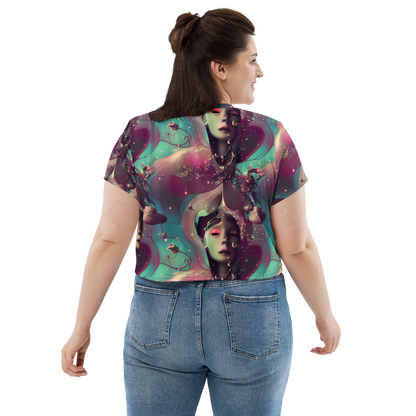 Women's Crop Tee - Nouveau Galaxy