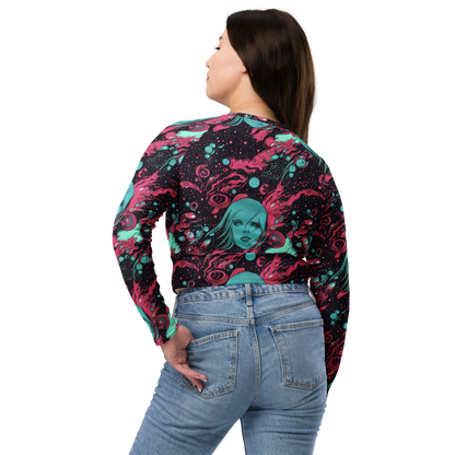 Long Sleeve Crop Top - Spectral Dreamer