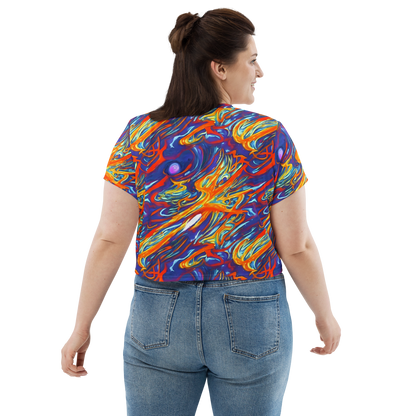 Women's Crop Tee - Galactic Ember