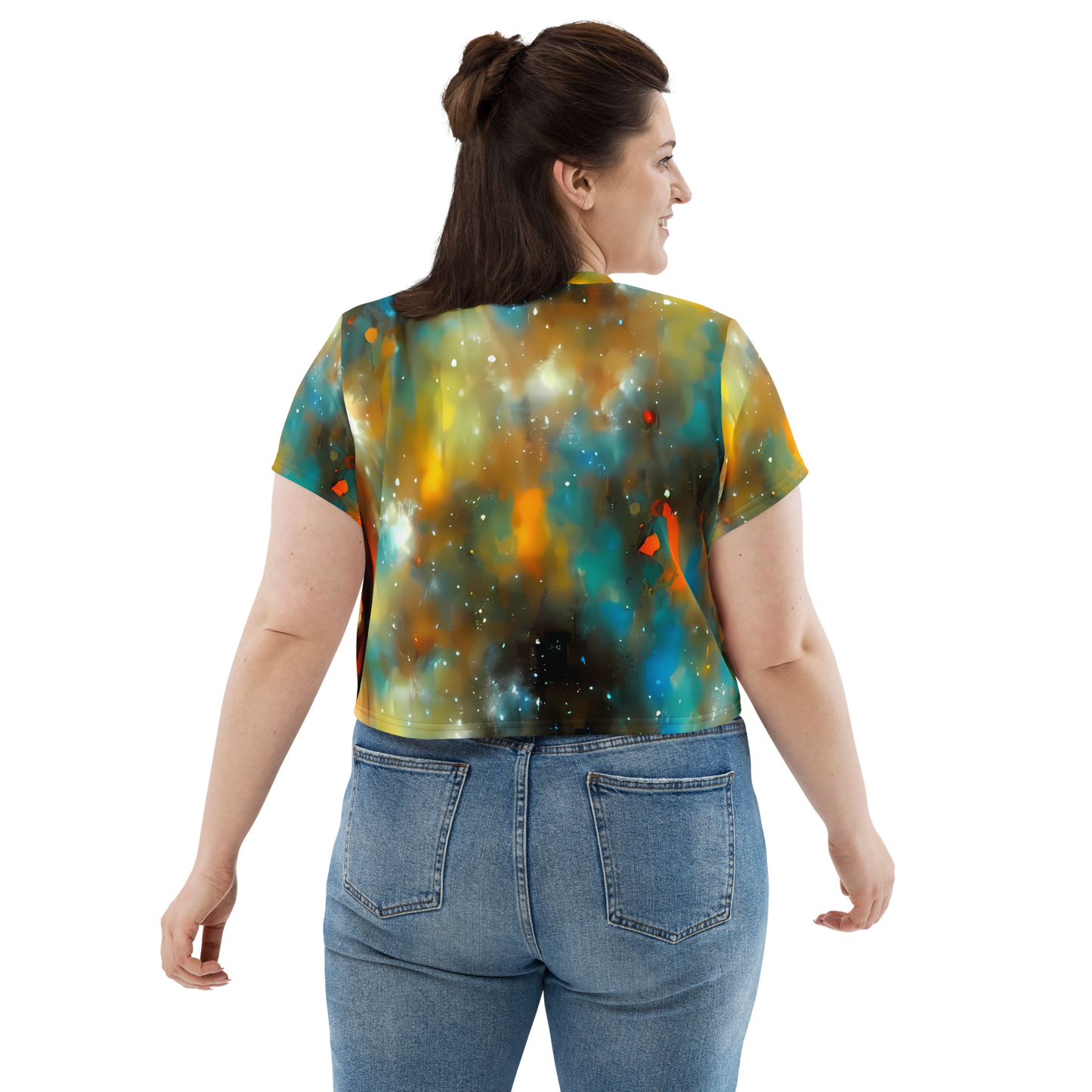 Women's Crop Tee - Abstract Tapestries