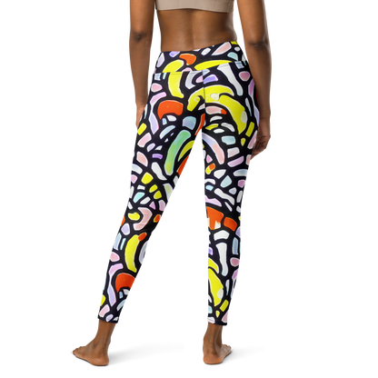 Yoga Leggings - Cubist Carousel