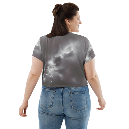 Women's Crop Tee - Silver Nebula