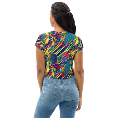 Women's Crop Tee - Cosmic Inferno