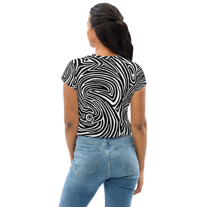 Women's Crop Tee - Vortex Veins