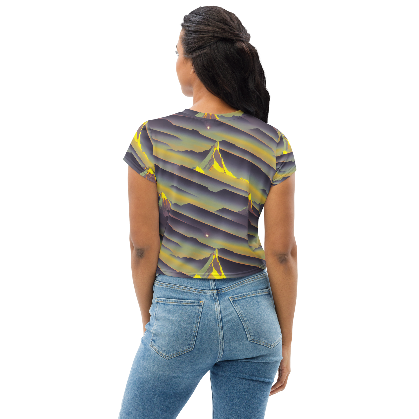 Women's Crop Tee - Surreal Summit